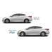 tuix 17 white alloy wheels set hyundai elantra 2010-15